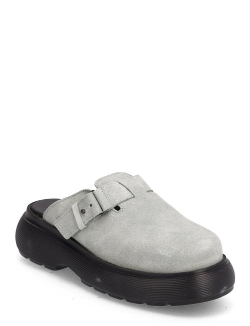 Se Garment Project Cloud Clog - Jade Suede Garment Project Grey ved Booztlet