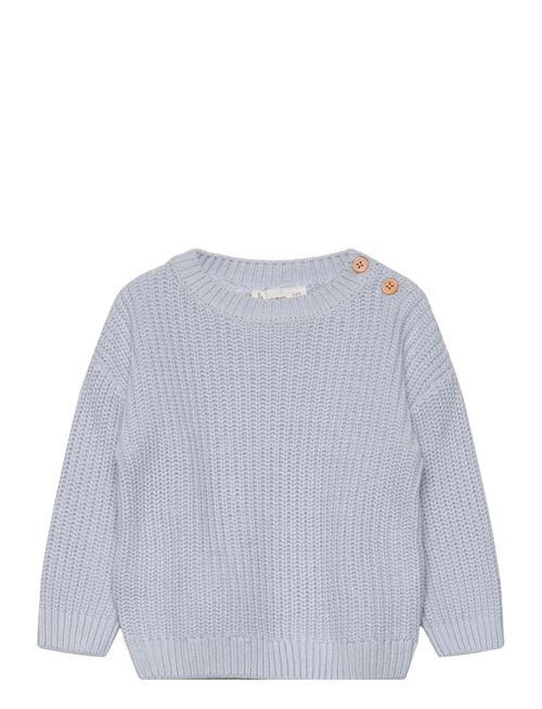 Mango Reverse Knit Sweater Mango Blue