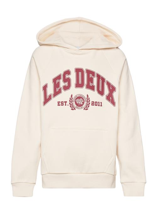 Se Les Deux University Hoodie Kids Les Deux Cream ved Booztlet