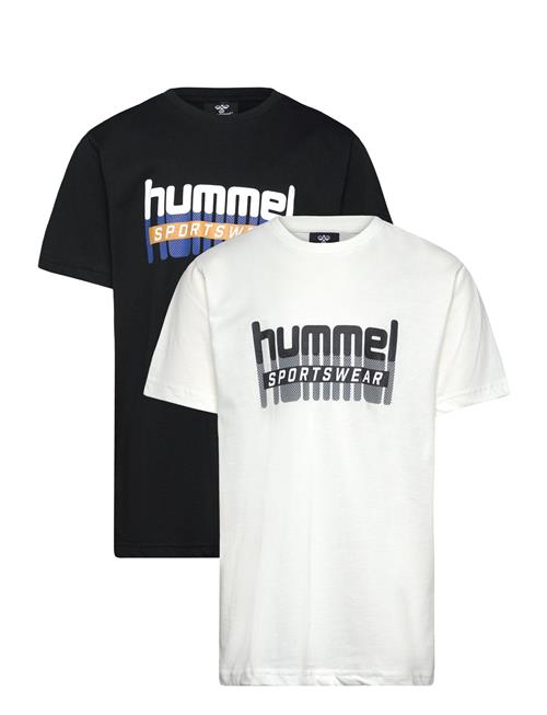 Hummel Hmltukas T-Shirt S/S 2-Pack Hummel Black