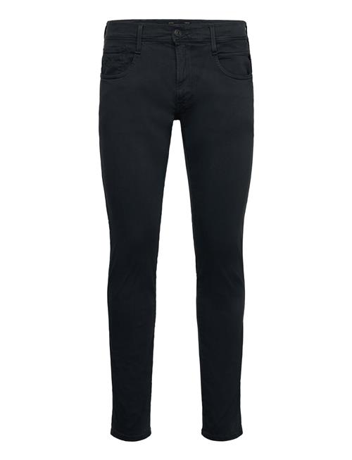 Se Replay Anbass Trousers Slim Hyperflex Colour Xlite Replay Blue ved Booztlet