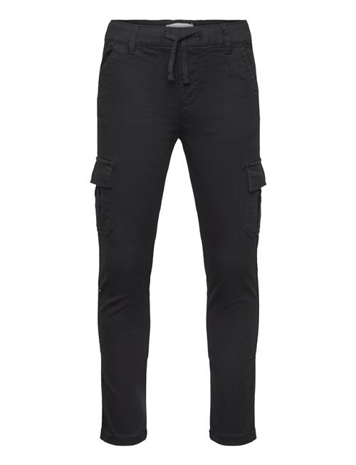 Mango Cargo Jogger Trousers Mango Black