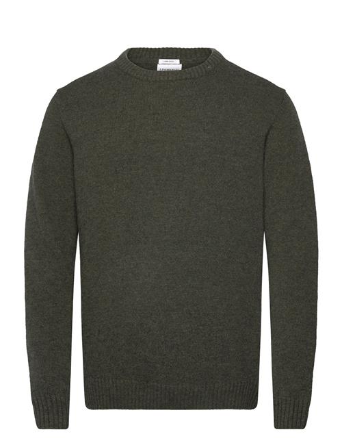 Se Lindbergh Lambswool O-Neck Knit Lindbergh Khaki ved Booztlet