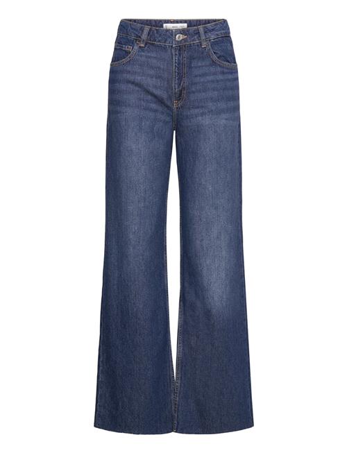 Mango Danila Medium-Rise Wideleg Jeans Mango Blue