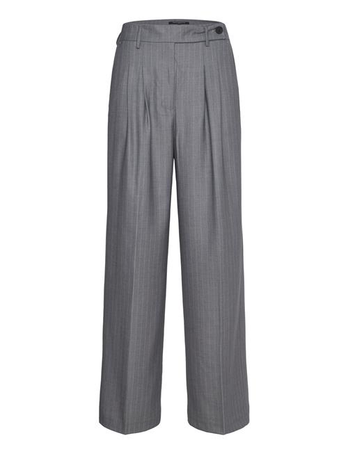 Se French Connection Fiorella Pin Stripe Trousers French Connection Grey ved Booztlet