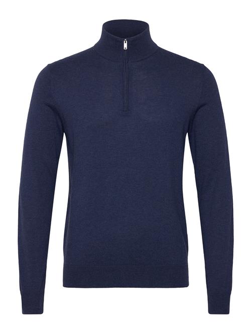 Cotton Cashmere Hzip Hackett London Navy