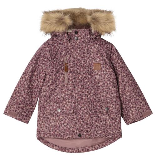 Kuling Val Thorens Blomstret Parka Lilac Flower | Lilla | 86 cm