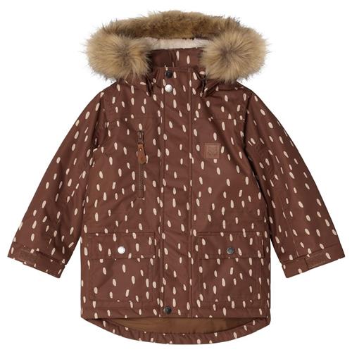 Kuling Val Thorens Prikket Parka Brun | Brun | 110 cm