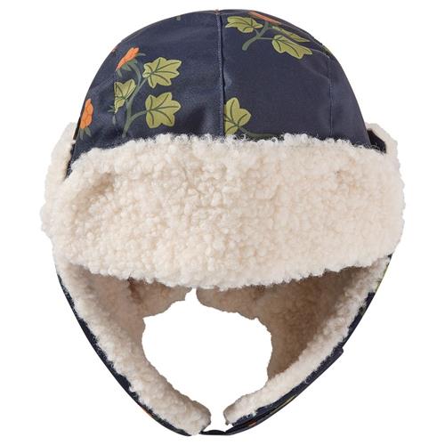 Kuling Levi Mønstret Vinterhue Med Multebærer Navyblå 50 cm  Marineblå  50 cm  Unisex