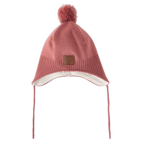 Kuling Narvik Helmet Beanie Burnt med Fleecefor Burnt Pink | Lyserød | 44/46 cm