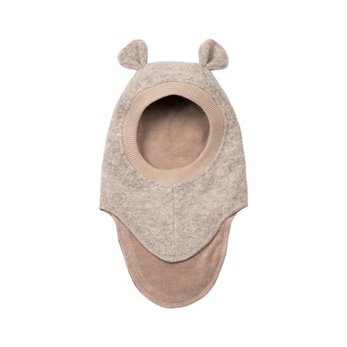 Huttelihut Balaclava Ears Wool Camel Melange | Brun | 4-6 years