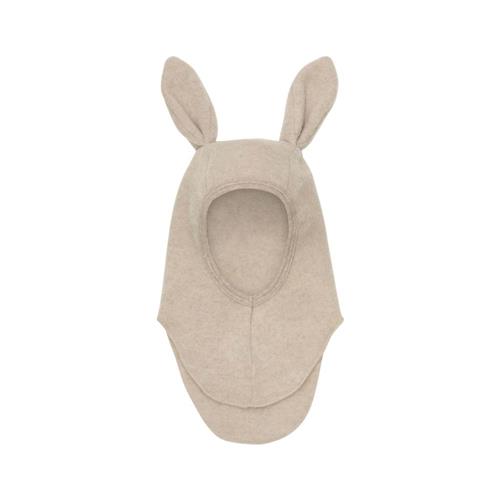 Se Huttelihut Balaclava Ears Wool Fleece Camel Melange | Brun | 2-4 years ved Babyshop