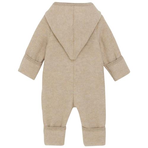 Huttelihut Pram Suit Pixie Wool Fleece (S) Camel Melange | Brun | 56 cm