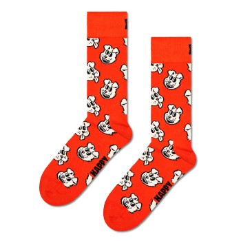 Happy socks Strømper 2P Doggo Sock Orange Str 41/46