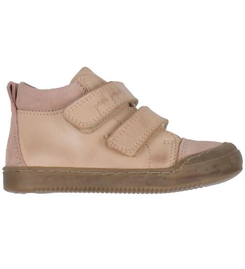 Pom Pom Pom Pom Sko - Sneaker Velcro - Old Rose