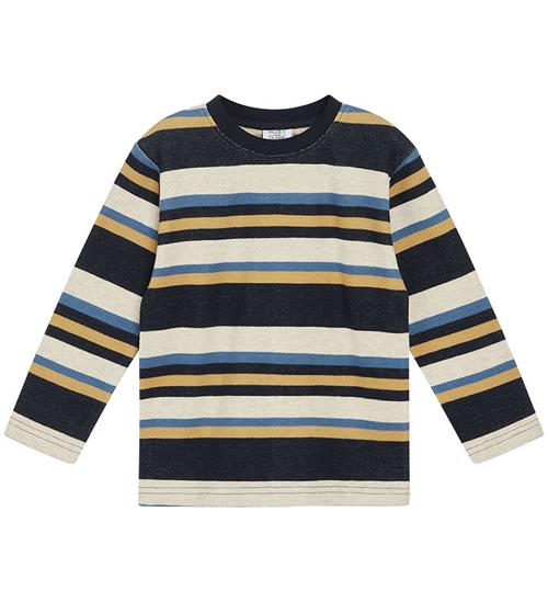 Se Hust and Claire Bluse - Anton - Navy m. Striber ved KidsWorld