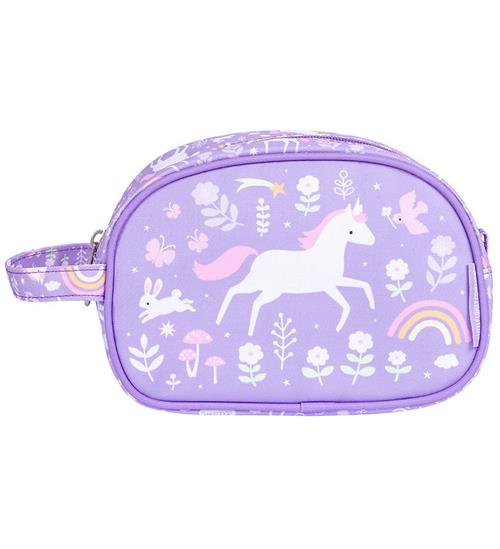 Se A Little Lovely Company A Little Lovely Company Toilettaske - Unicorn Dreams ved KidsWorld