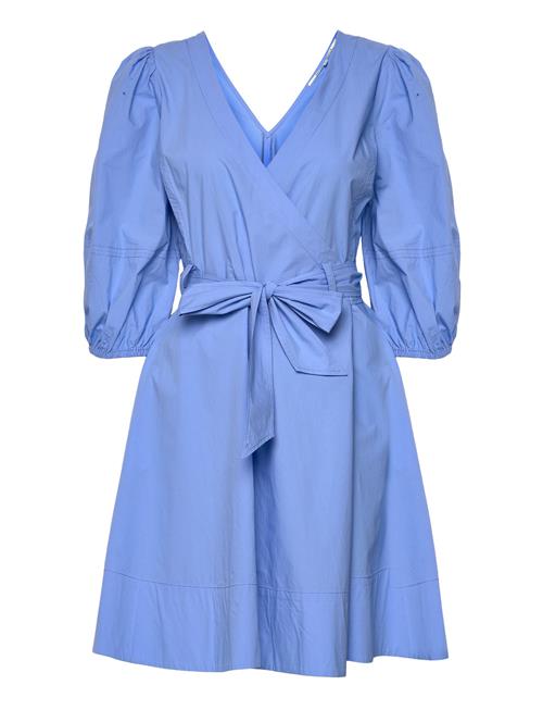 Second Female Ricamo Wrap Dress Second Female Blue