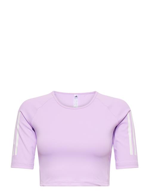 adidas Performance Hyperglam Training Crop T-Shirt Adidas Performance Purple