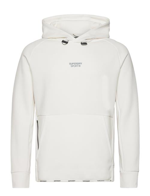 Se Superdry Sport Sport Tech Logo Loose Hood Superdry Sport White ved Booztlet