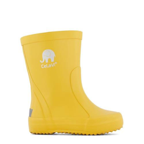 Se Celavi Basic Gummistøvler Solid Mineral Yellow | Gul | 30 EU ved Babyshop