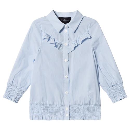 Se Little Remix Cali Ruffle Shirt Light Blue | Blå | 4 years ved Babyshop