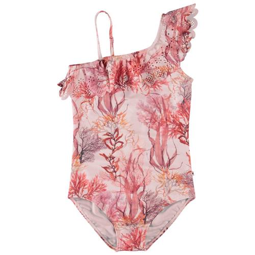 Se Molo Net Badedragt Coral Flower | Lyserød | 98 cm ved Babyshop