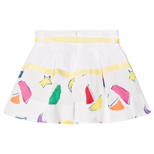 Simonetta Sailing Print Cotton Skirt | Hvid | 2 years