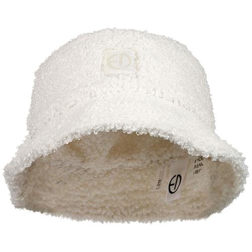 Se Elodie Bouclé Hat Cremefarvet | Hvid | 3-5 years ved Babyshop