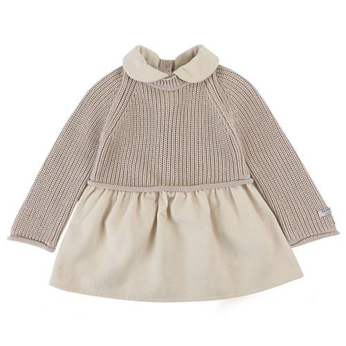 Se Donsje Amsterdam Firal Kjole Soft Sand | Beige | 0-3 months ved Babyshop