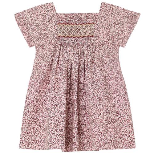 Se Bonpoint Pais Mønstret Kjole Ruby | Lyserød | 6 months ved Babyshop