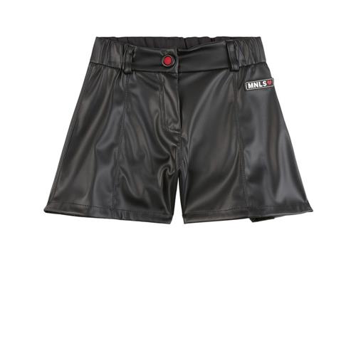 Monnalisa Godet Faux Leather Shorts Sorte | Sort | 5 years