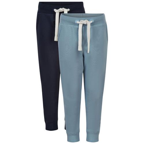 Se Minymo 2-pak Basic Joggingbukser Ashley Blue | Blå | 92 cm ved Babyshop