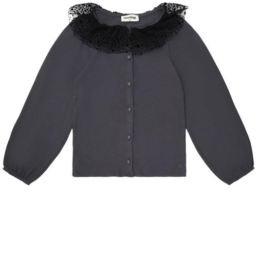 Tocoto Vintage Tulle Stars Bluse Dark Grey | Grå | 4 years