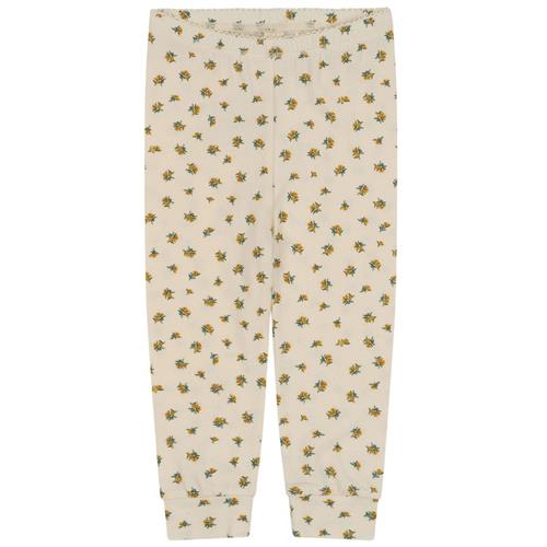 Konges Sløjd GOTS Leggings Peonia Limone |  | 9 months