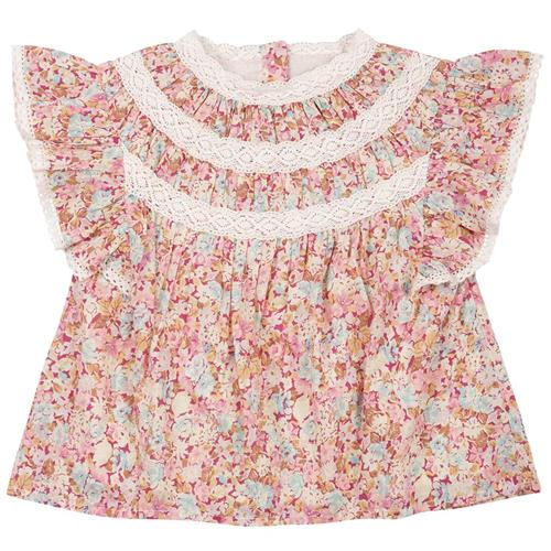 Louise Misha Jannila Bluse Pink Sweet Pastel | Lyserød | 6 months