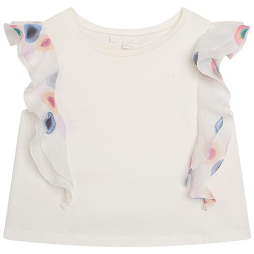 Chloé Fancy Top Naturhvid |  | 6 years