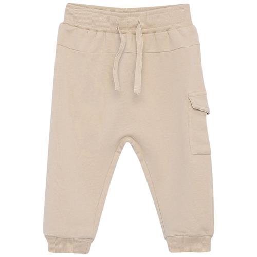 EnFant GOTS Joggingbukser Cement | Beige | 56 cm