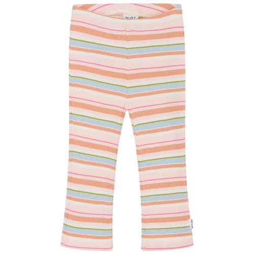 Se Hust&Claire Lalla Stribede Leggings Icy pink | Lyserød | 74 cm ved Babyshop