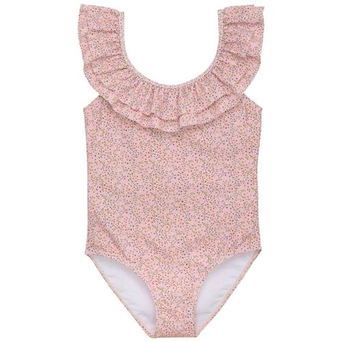 Se Creamie Blomstret Badedragt Peachskin | Lyserød | 80/86 cm ved Babyshop