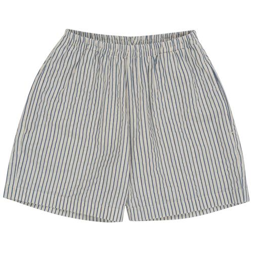 Se Konges Sløjd GOTS Ace Stribet Shorts Blå | Blå | 12 months ved Babyshop