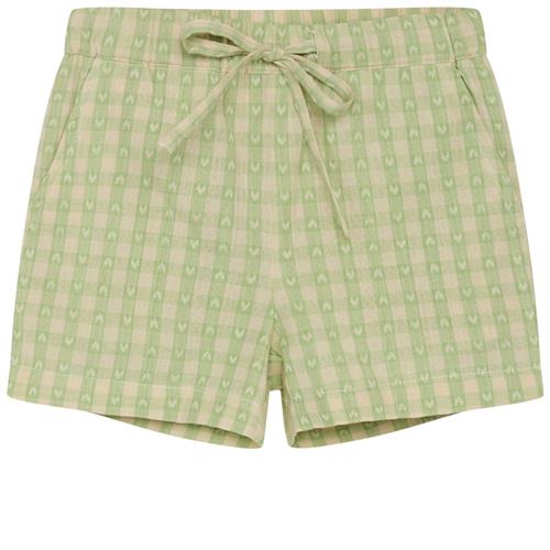 Flöss Stella Shorts Lime Gingham | Grønn | 74 cm