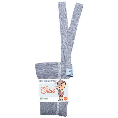 Se Silly Silas GOTS Shorty Fodsløse Strømpebukser Marshmallow Sky | Blå | 0-1 years ved Babyshop