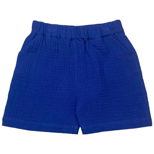 Se Fliink Hello Mønstret Shorts Mazarine Blue | Blå | 80 cm ved Babyshop