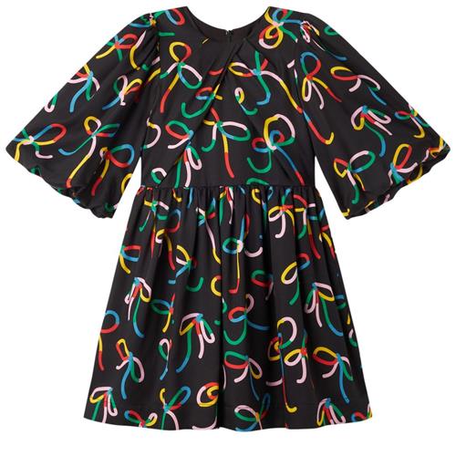 Stella McCartney Kids Mønstret Kjole Sort | Sort | 6 years