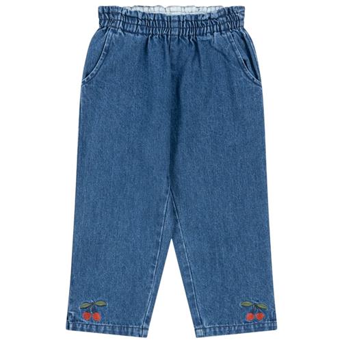 Se Konges Sløjd Magot Frill Pants Gots - Denim Blue | Blå | 7-8 years ved Babyshop