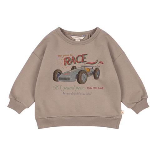 Konges Sløjd Lou Sweatshirt i Oxford Tan | Grå | 7-8 years