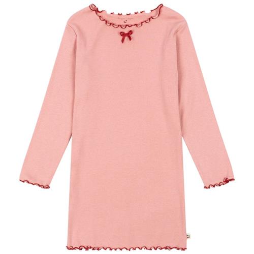 Se Konges Sløjd Rivi Rib Dress Ocs - Mellow Rose | Lyserød | 7-8 years ved Babyshop