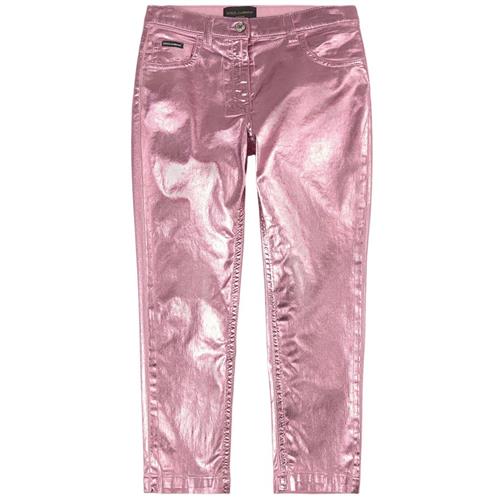 Se Dolce & Gabbana Metallic Bukser Lyserøde | Lyserød | 12 years ved Babyshop