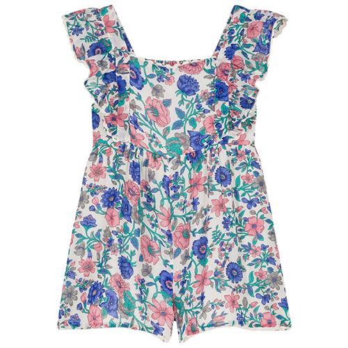 Louise Misha Shalina Romper Blue Summer Meadow | Blå | 3 years